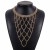 occidental style exaggerating chain necklace  luxurious fashion multilayer hollow clavicle chain
