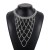 occidental style exaggerating chain necklace  luxurious fashion multilayer hollow clavicle chain
