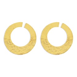 occidental style personality Metal geometry opening ear stud  exaggerating Irr..