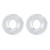 E occidental style retro exaggerating big circle earrings  creative Alloy Irregular geometry wind Earring