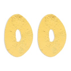 E occidental style exaggerating Irregular Round earrings  fashion hollow Metal..