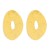 E occidental style exaggerating Irregular Round earrings  fashion hollow Metal temperament geometry ear stud