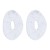 E occidental style exaggerating Irregular Round earrings  fashion hollow Metal temperament geometry ear stud