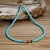 occidental style retro handmade beads necklace woman samll color chain