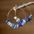 occidental style Irregular gravel crystal earrings woman personality all-Purpose big circle earring si