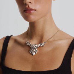 new exaggerating Rhinestone necklace  summer fashion fully-jewelled clavicle ..