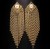  fashion Rhinestone tassel ear stud  occidental style personality Pearl earrings fully-jewelled Earring woman 