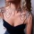 Rhinestone chain  punk multilayer tassel chain  stage watch-face chain