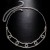 occidental style Rhinestone chain  fashion brief temperament Double layer circle necklace woman necklace
