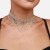  new fashion tassel necklace  occidental style Rhinestone clavicle chain necklace