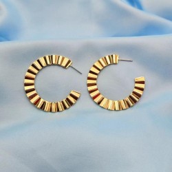 occidental style fashion personality high geometry circle temperament Metal Ea..