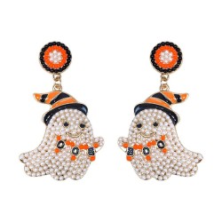  occidental style creative cartoon lovely samll beads Alloy earrings personali..