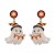  occidental style creative cartoon lovely samll beads Alloy earrings personality Earring