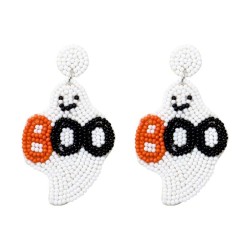 summer creative earrings cartoon Word handmade beads earring woman day earring..