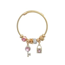 occidental style bangle style bracelet woman love key pendant loversbracelet