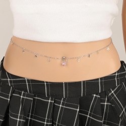 occidental style fashion personality diamond chain brief Rhinestone tassel cha..