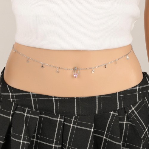 occidental style fashion personality diamond chain brief Rhinestone tassel chain geometry chain