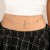 occidental style fashion personality diamond chain brief Rhinestone tassel chain geometry chain
