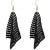 occidental style punk clavicle chain exaggerating Metal sequin necklace chain