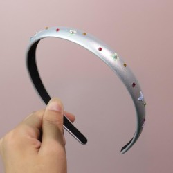 samll colorful diamond width Headband silver color bow temperamentins wind per..