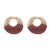 personality retro splice Irregular Metal earrings Korean style fashion temperament brief gold big ear stud