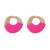 personality retro splice Irregular Metal earrings Korean style fashion temperament brief gold big ear stud