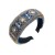 occidental style retro palace wind Headband woman Cloth flowers width Headband ethnic style personality all-Pur