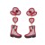 occidental style fashion classic Cowboy earrings Alloy diamond earring