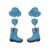 occidental style fashion classic Cowboy earrings Alloy diamond earring