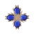  fashion cross brooch Alloy diamond retro flower high brooch