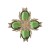  fashion cross brooch Alloy diamond retro flower high brooch