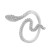 occidental style fashion embed zircon twining samll snake ring wind personality samll women dress