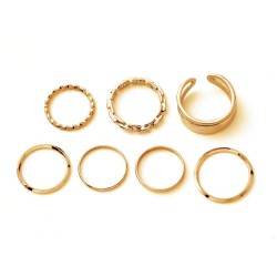 occidental styleins opening personality Alloy ring brief trend set woman