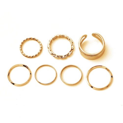 occidental styleins opening personality Alloy ring brief trend set woman