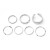 occidental styleins opening personality Alloy ring brief trend set woman
