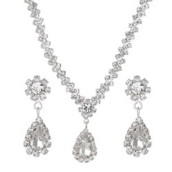 occidental style fashion claw chain bright fully-jewelled zircon drop necklace..