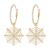 E occidental style spider pendant circle  fashion exaggerating fully-jewelled Street Snap Alloy earrings