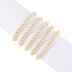  brief temperament Alloy bracelet set  retro color beads multilayer personalit..