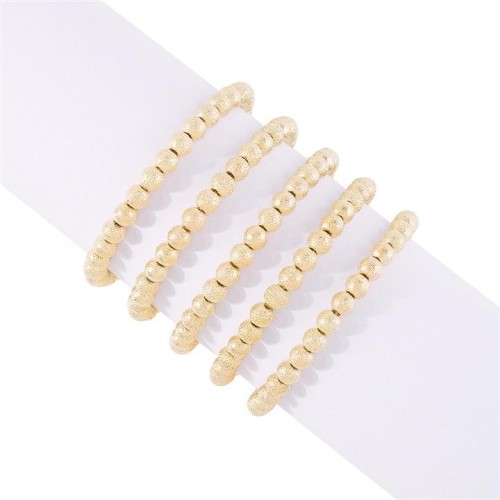  brief temperament Alloy bracelet set  retro color beads multilayer personality woman