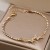 occidental style fully-jewelled bracelet samll diamond butterfly bracelet same style high bracelet
