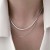  Double layer snake chain necklace woman occidental style high samll retro gold chain