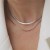  Double layer snake chain necklace woman occidental style high samll retro gold chain