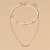  occidental style new Zodiac Alloy pendant fashion woman necklace set zircon butterfly woman