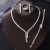  occidental style fashion woman clavicle chain bracelet ring necklace ear stud temperament woman set