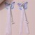 E long style tassel woman occidental style butterfly earrings woman Earring Pearl pendant ribbon wind woman