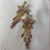occidental style Five-pointed star tassel earrings  trend all-Purpose diamond Earring  woman Earrings