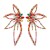 summer occidental style Earring exaggerating flowers fully-jewelled ear stud diamond personality butterfly ea