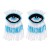personality ethnic style handmade beads surface crystal beads eyes tassel ear stud fashion temperament earr