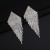   claw chain Rhinestone Earring fully-jewelled exaggerating tassel earrings occidental style long style stage ea