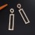 new  Rhinestone earrings ear stud fully-jewelled brief square Earring stage watch-face EarringE
